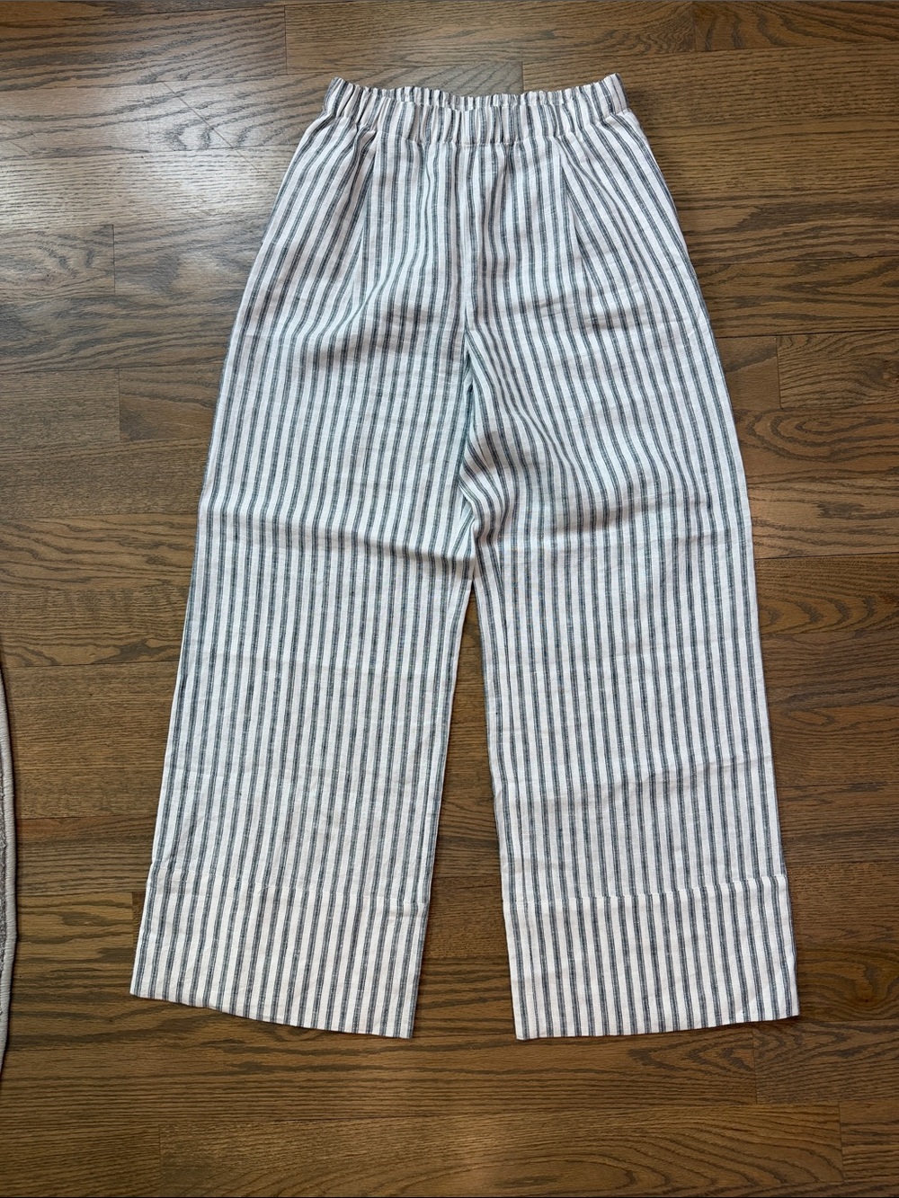 Reformation light blue striped linen pants (XS) never worn